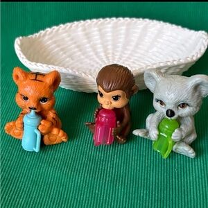 Barbie I CAN BE A Zoo Doctor Baby MONKEY KOALA & TIGER w Bottle Animal vet lot